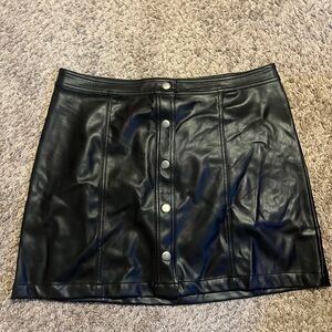 Leather skirt